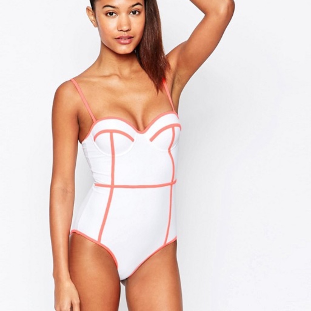 South Beach Mix and Match Bustier Swimsuit